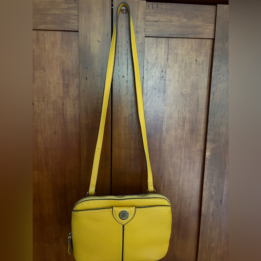 Anne Klein Mustard Crossbody Bag